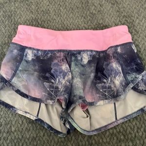 Galaxy blue/purple/pink ivivva shorts